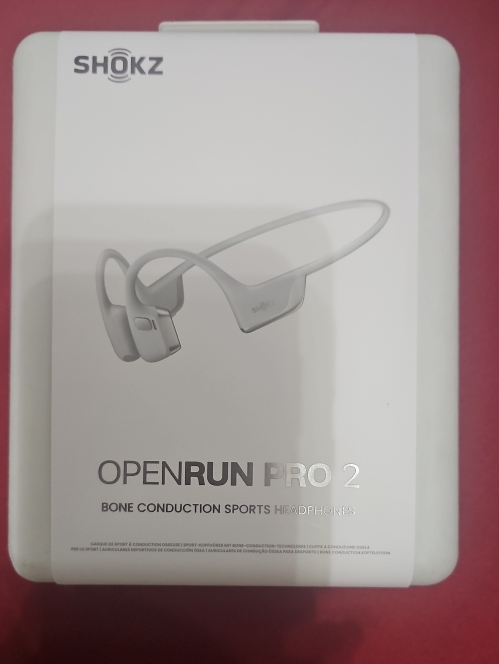Shokz OpenRun Pro 2 Bone Conduction Headphones - Silver